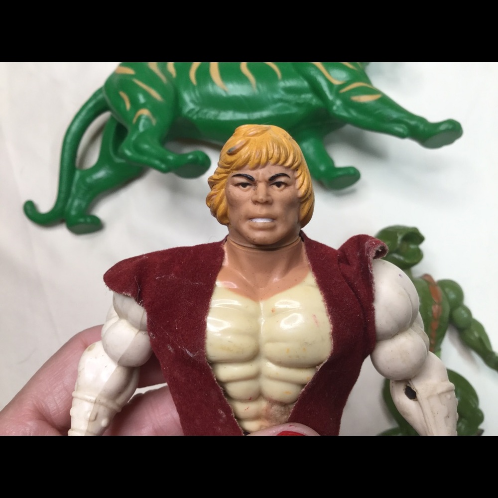 Vintage Masters of the Universe MOTU Kobra Kahn Prince Adam Battle Cat - Picture 6 of 13